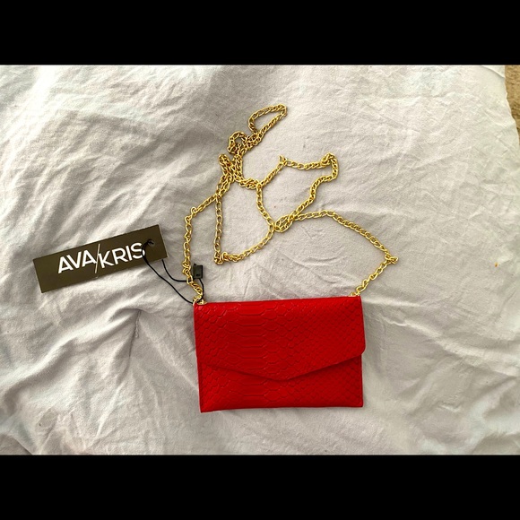 Ava/Kris Ruby Red Snake Wallet - Picture 3 of 3